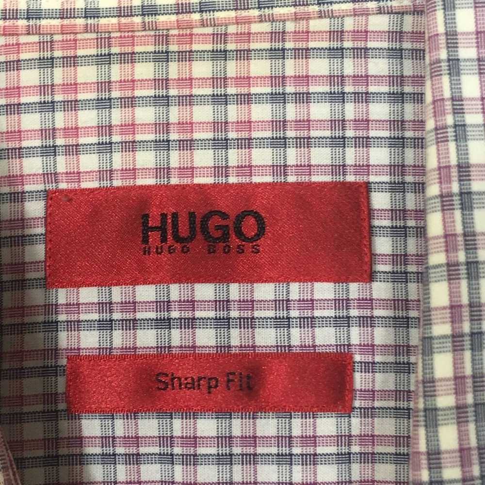 Hugo Hugo Hugo Boss Plaid C-mabel Dress Shirt Lon… - image 3