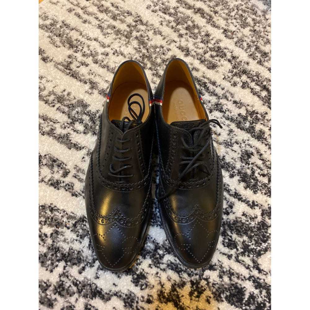 Gucci Leather lace ups - image 2
