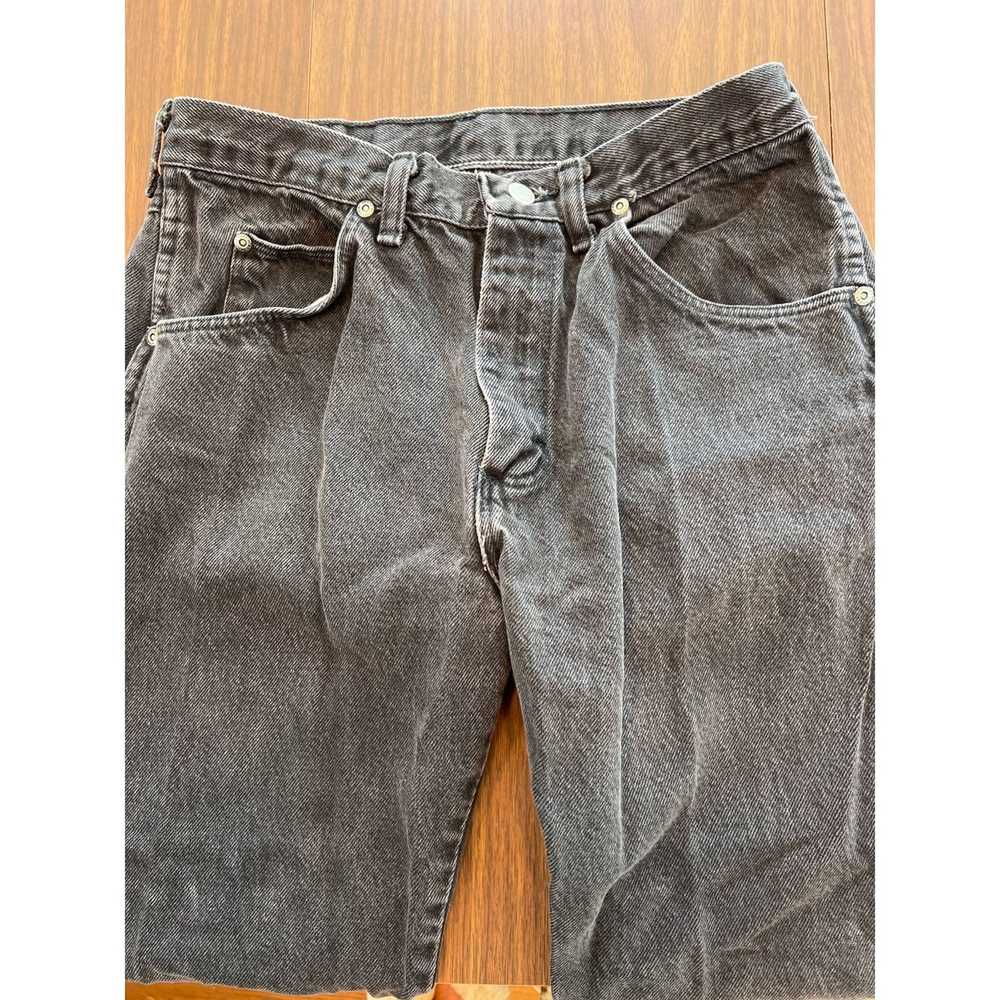 Wrangler Vintage black wrangler denim jeans - image 2