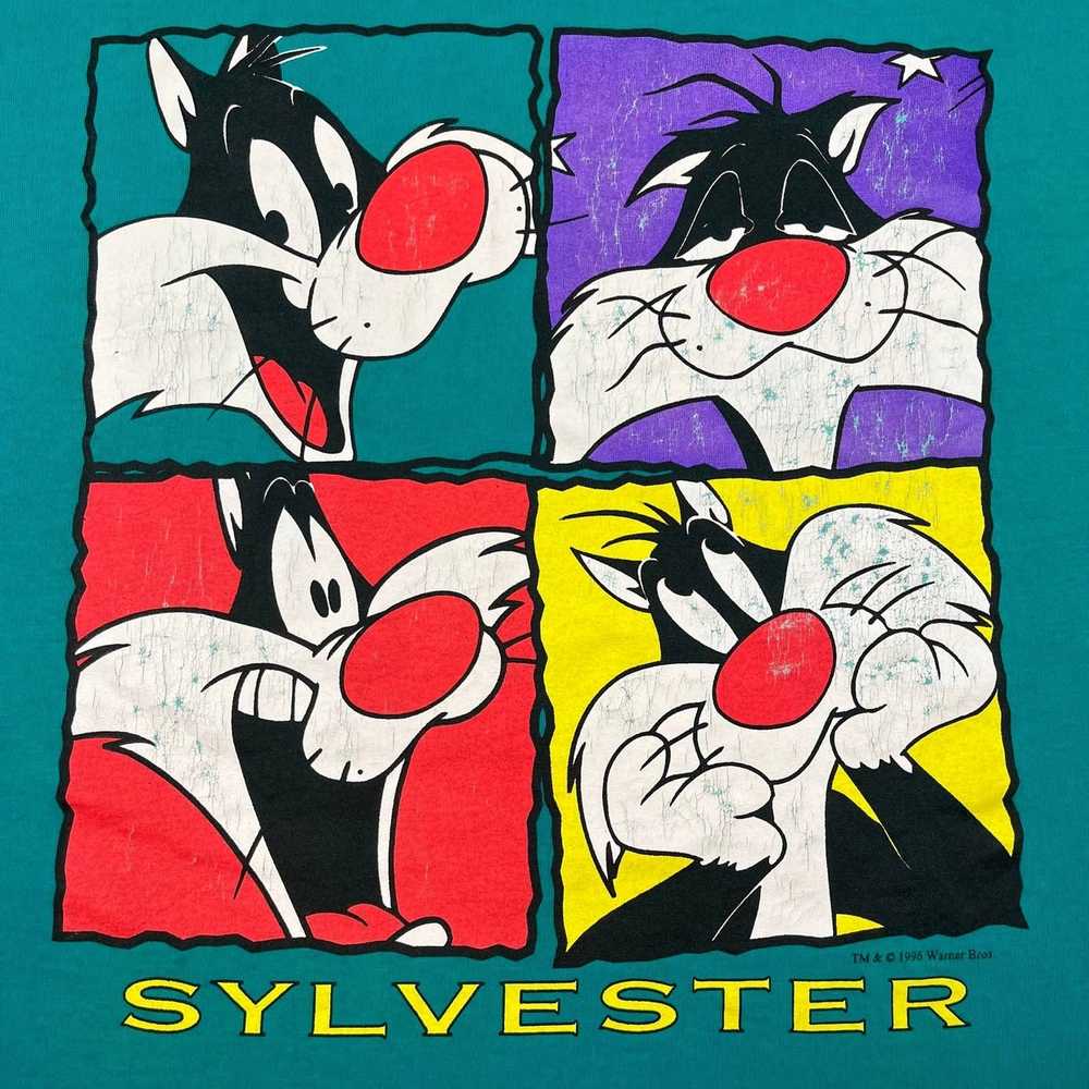 Vintage × Warner Bros Vintage Sylvester Cat T-Shi… - image 2