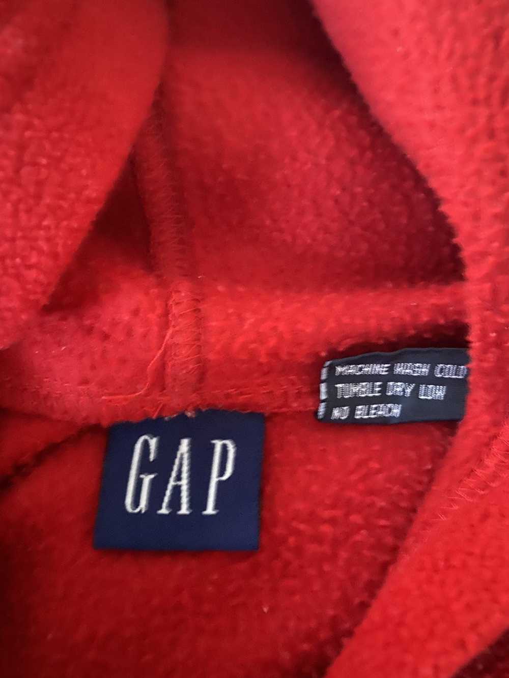 Gap × Vintage Vintage red gap hoodie - image 2