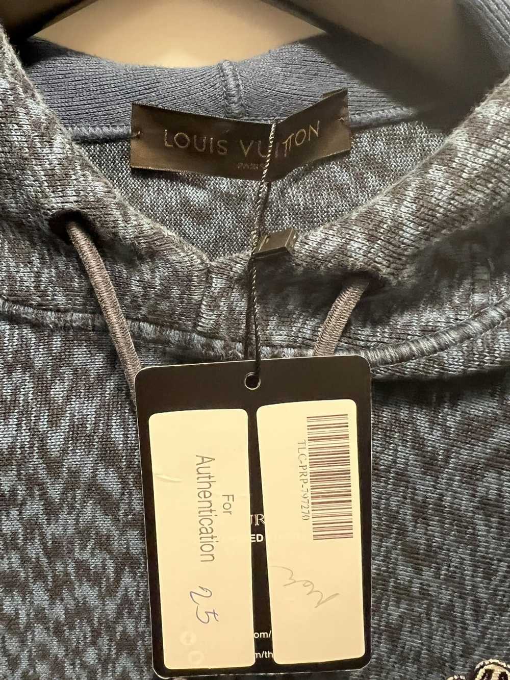 Louis Vuitton Blue patch logo hoodie - image 3