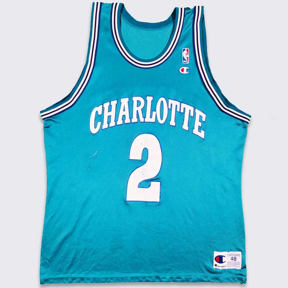 Champion × Jersey × Vintage Charlotte Hornets Vin… - image 1