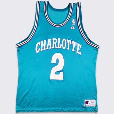 Champion × Jersey × Vintage Charlotte Hornets Vin… - image 1