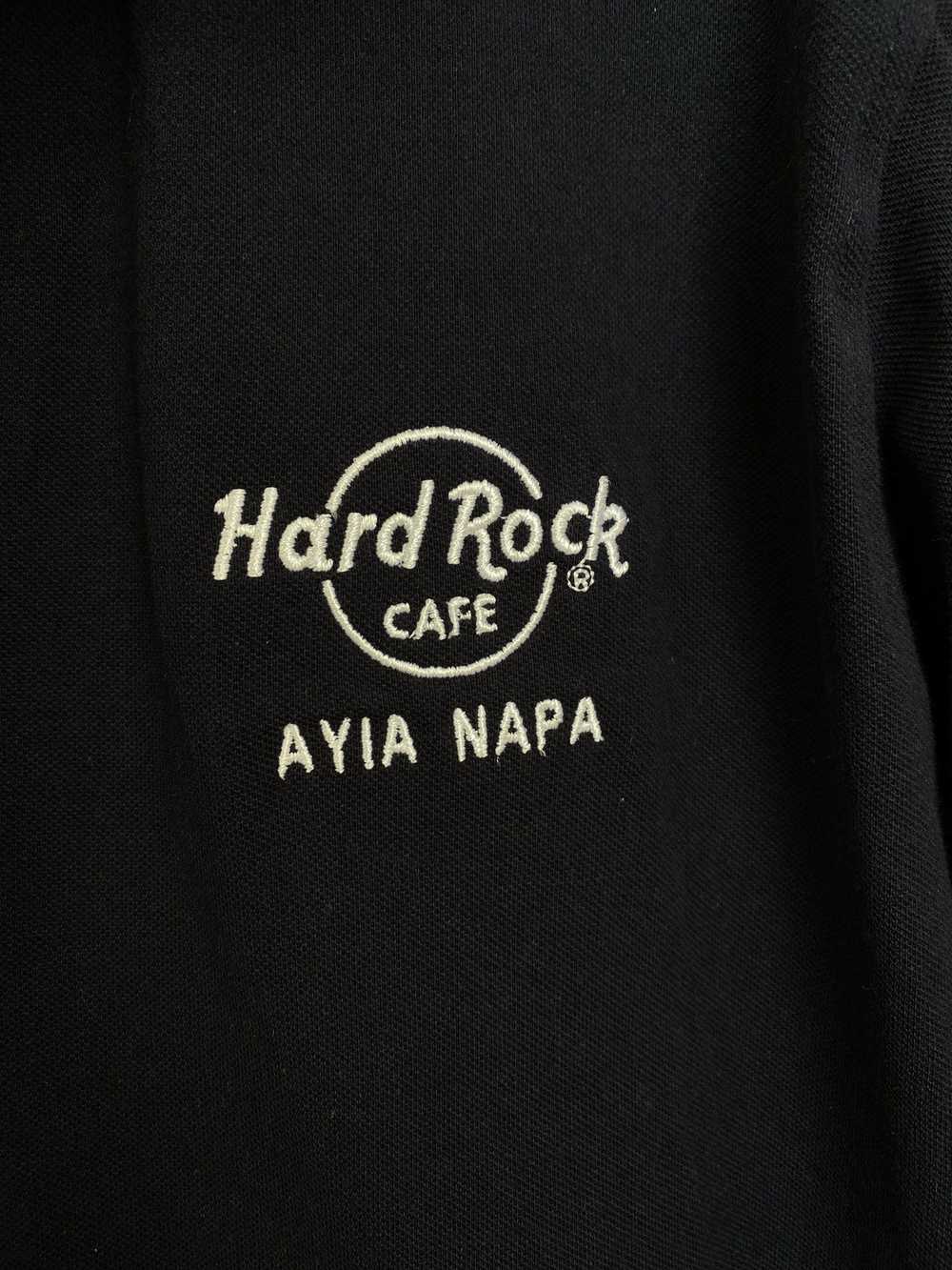 Hard Rock Cafe × Vintage navy tshirt polo hard ro… - image 3