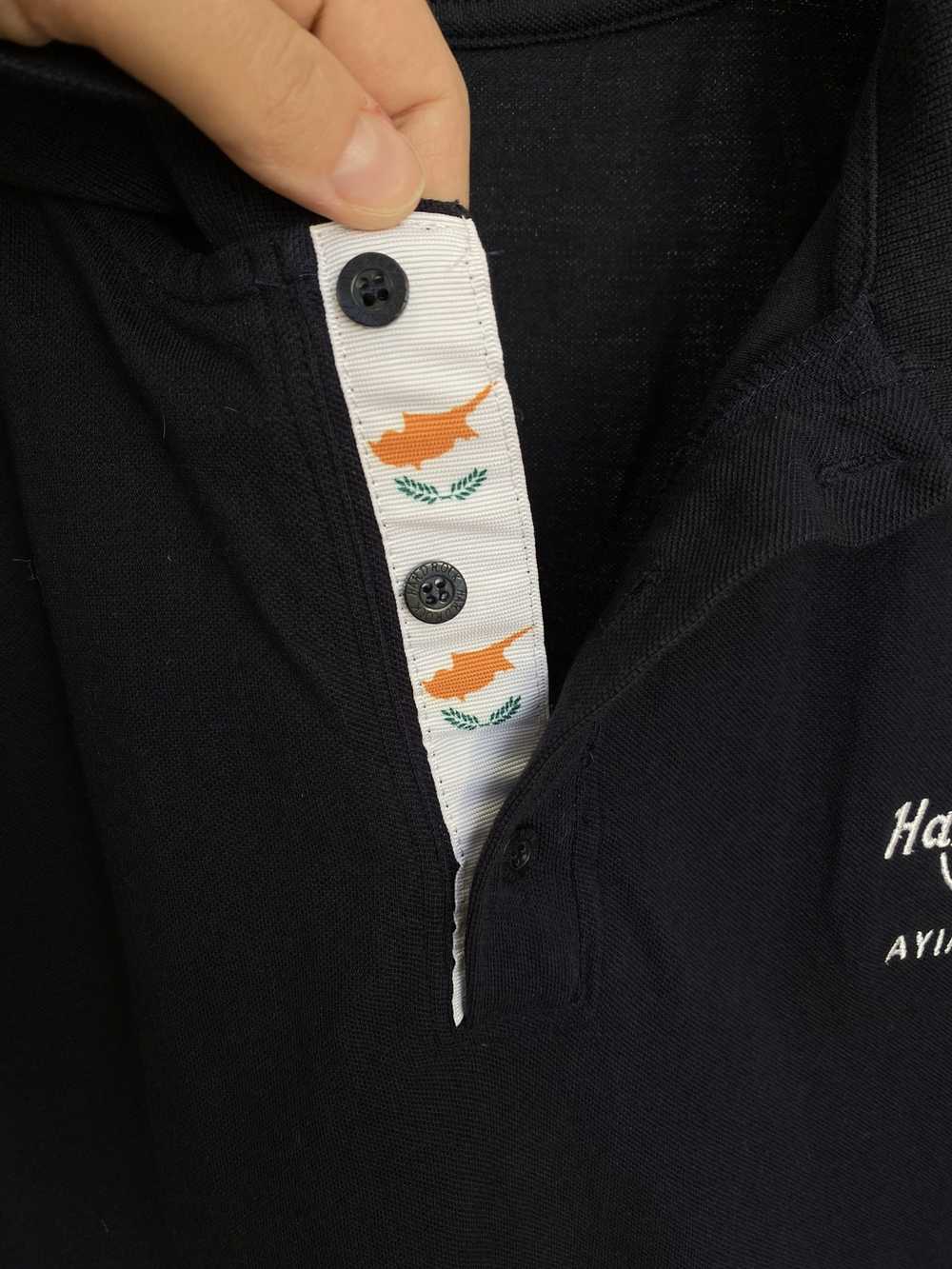 Hard Rock Cafe × Vintage navy tshirt polo hard ro… - image 4