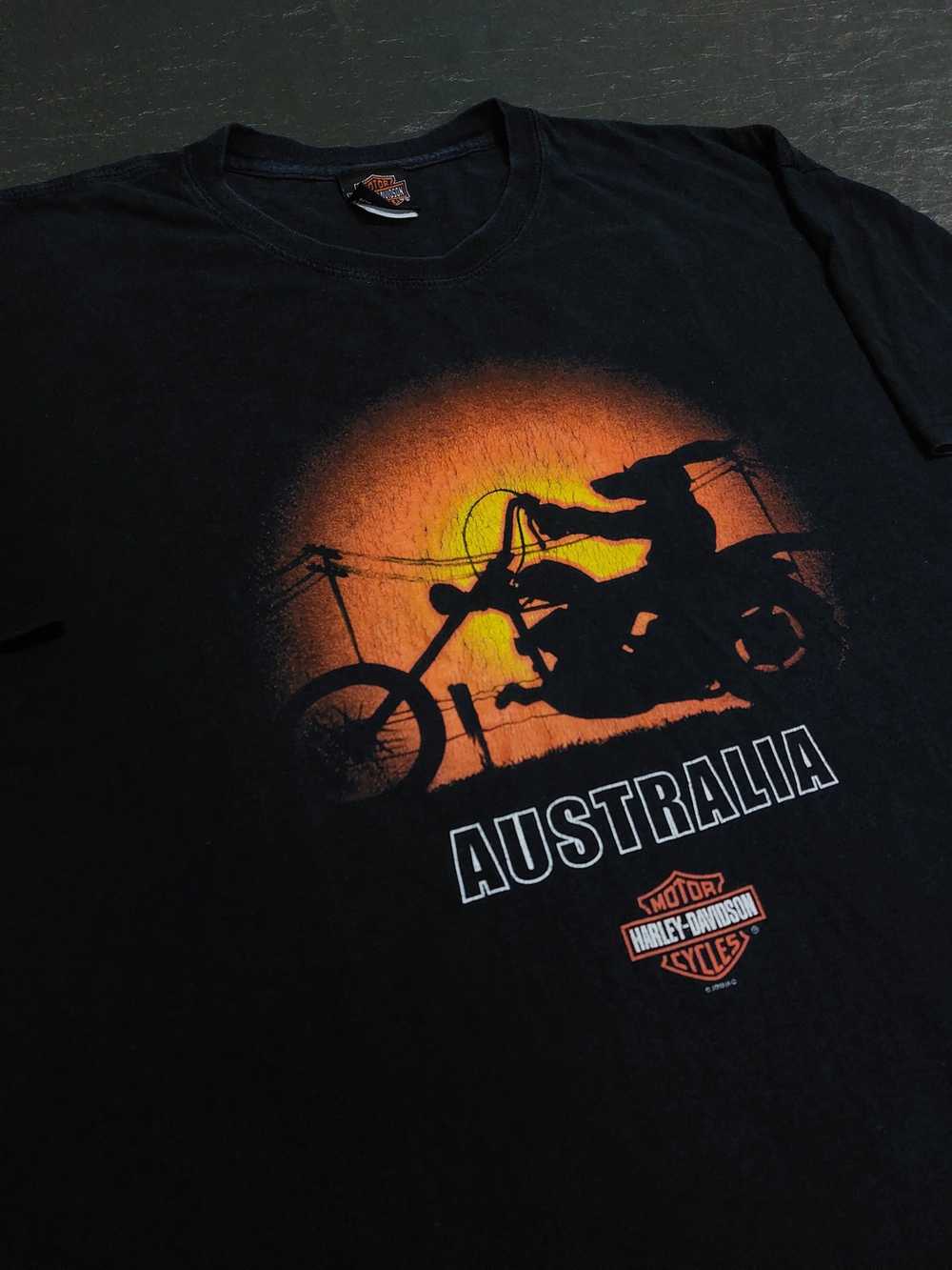 Band Tees × Harley Davidson × Vintage T-Shirt Har… - image 3