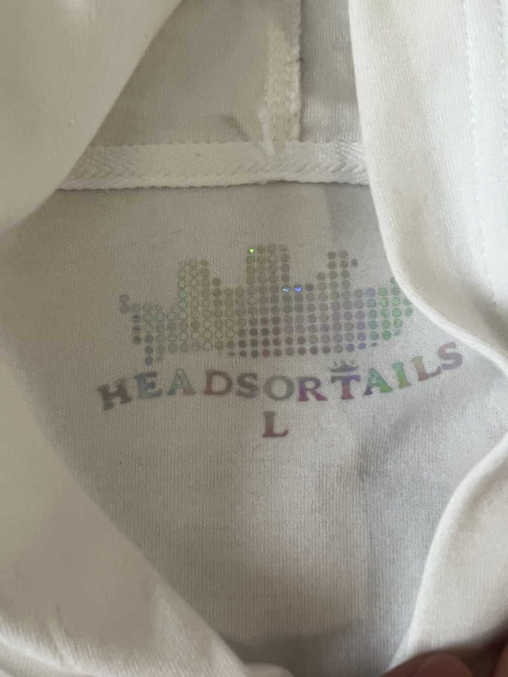 Designer × Streetwear Heads or Tails Hoodie Sz L - image 2