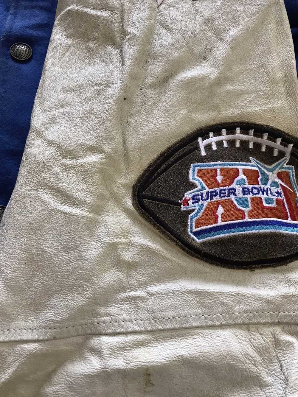 NFL × Vintage Vtg Super Bowl Champions Leather Sl… - image 11