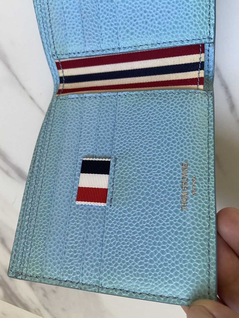 Thom Browne Thom Browne billfold wallet blue - image 4