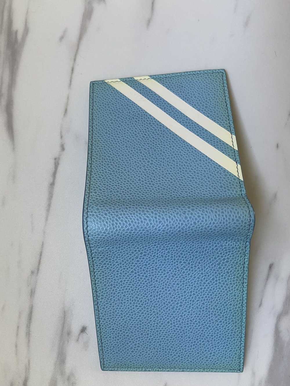 Thom Browne Thom Browne billfold wallet blue - image 9