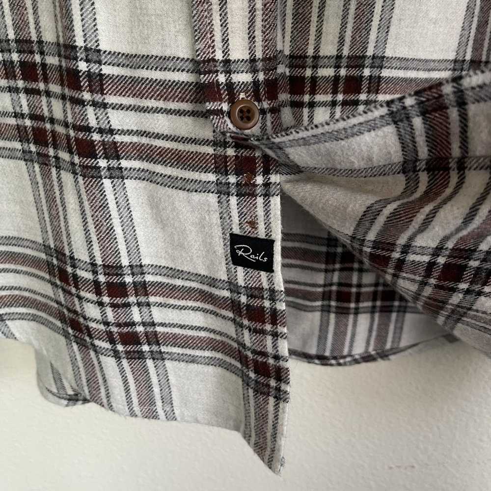 Rails Rails Plaided Button Down Long Sleeve Front… - image 3