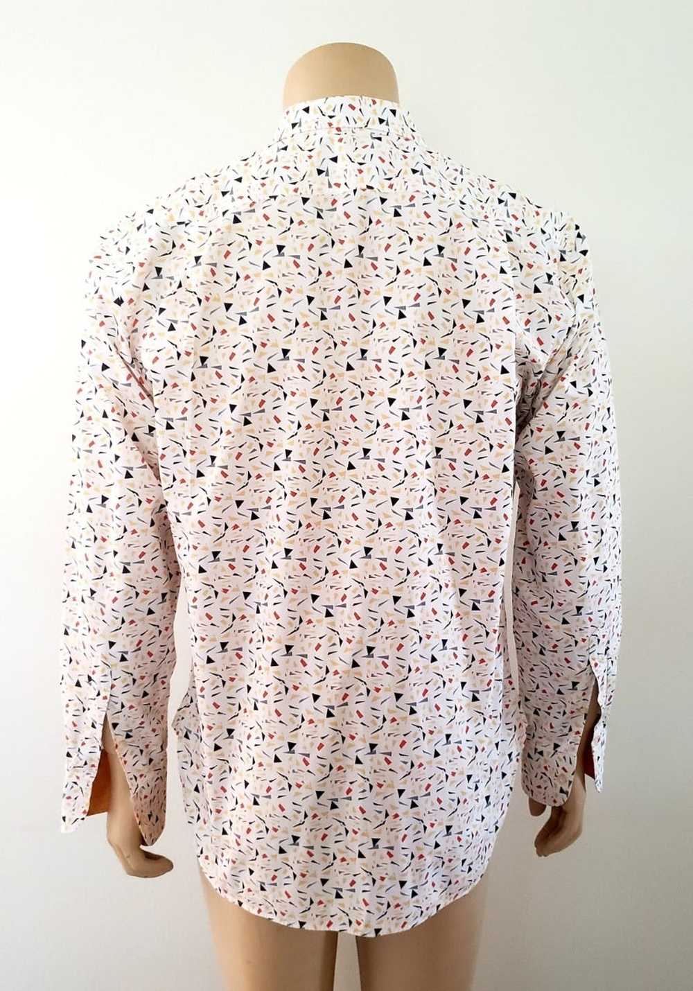 Designer Vicri mens shirt 16 confetti print cotto… - image 8