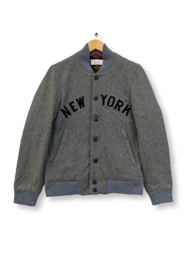 Japanese Brand × New York × Varsity Jacket New Yo… - image 1