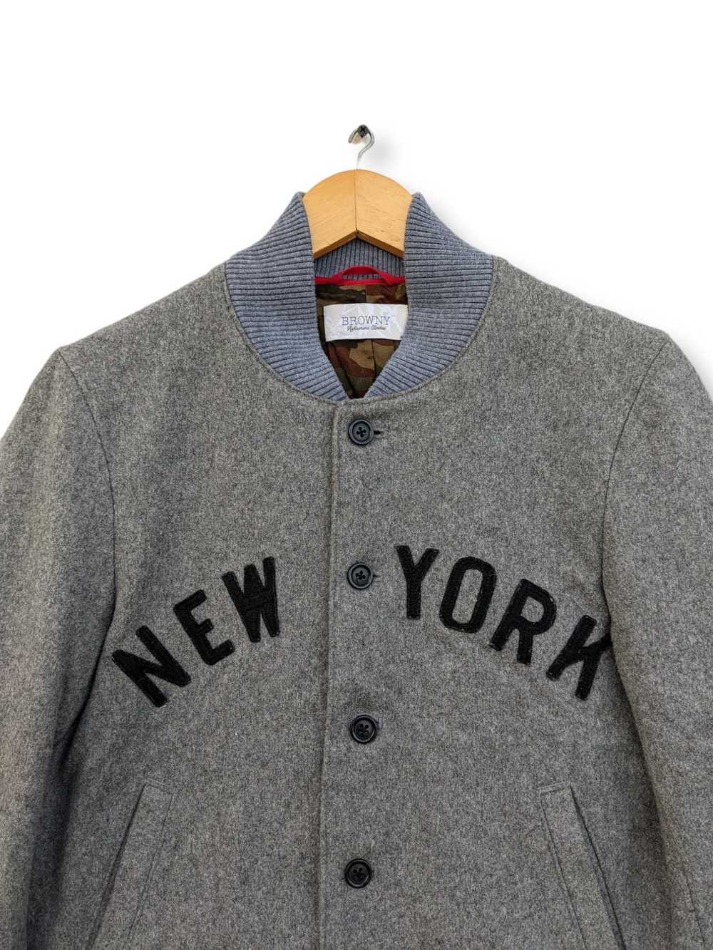 Japanese Brand × New York × Varsity Jacket New Yo… - image 6