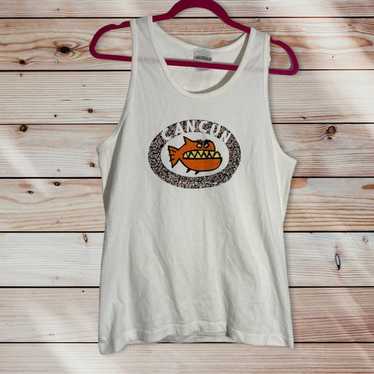 Vintage Vintage Cancun Graphic 100% Cotton Tank T… - image 1