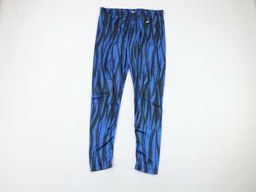 Vintage Nike Nylon Pants Track 80s Tracksuit y2k striped Swoosh Men Size L  Blue