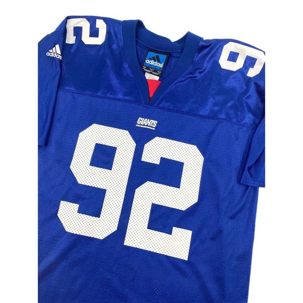 Michael Strahan Autographed New York Giants (Blue #92) Jersey