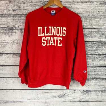  Illinois State Retro Vintage Distressed Chicago Long