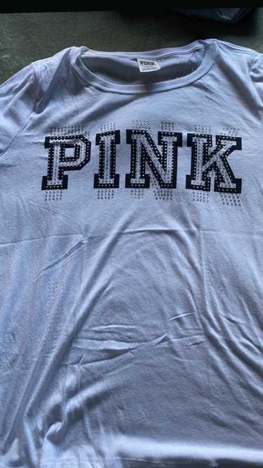 Pink Pink Victoria Secret White shirt