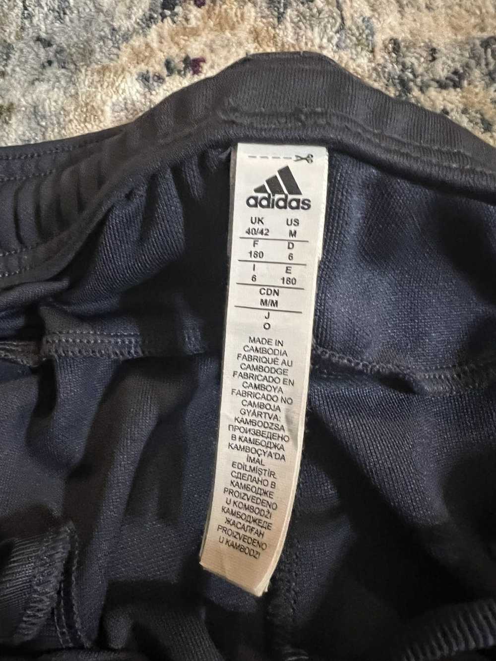 Adidas Adidas Navy Track Pants Sz M - image 2