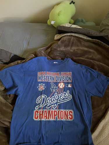 Official New Era LA Dodgers MLB Logo Select Dark Royal Blue T-Shirt  B7674_263 B7674_263
