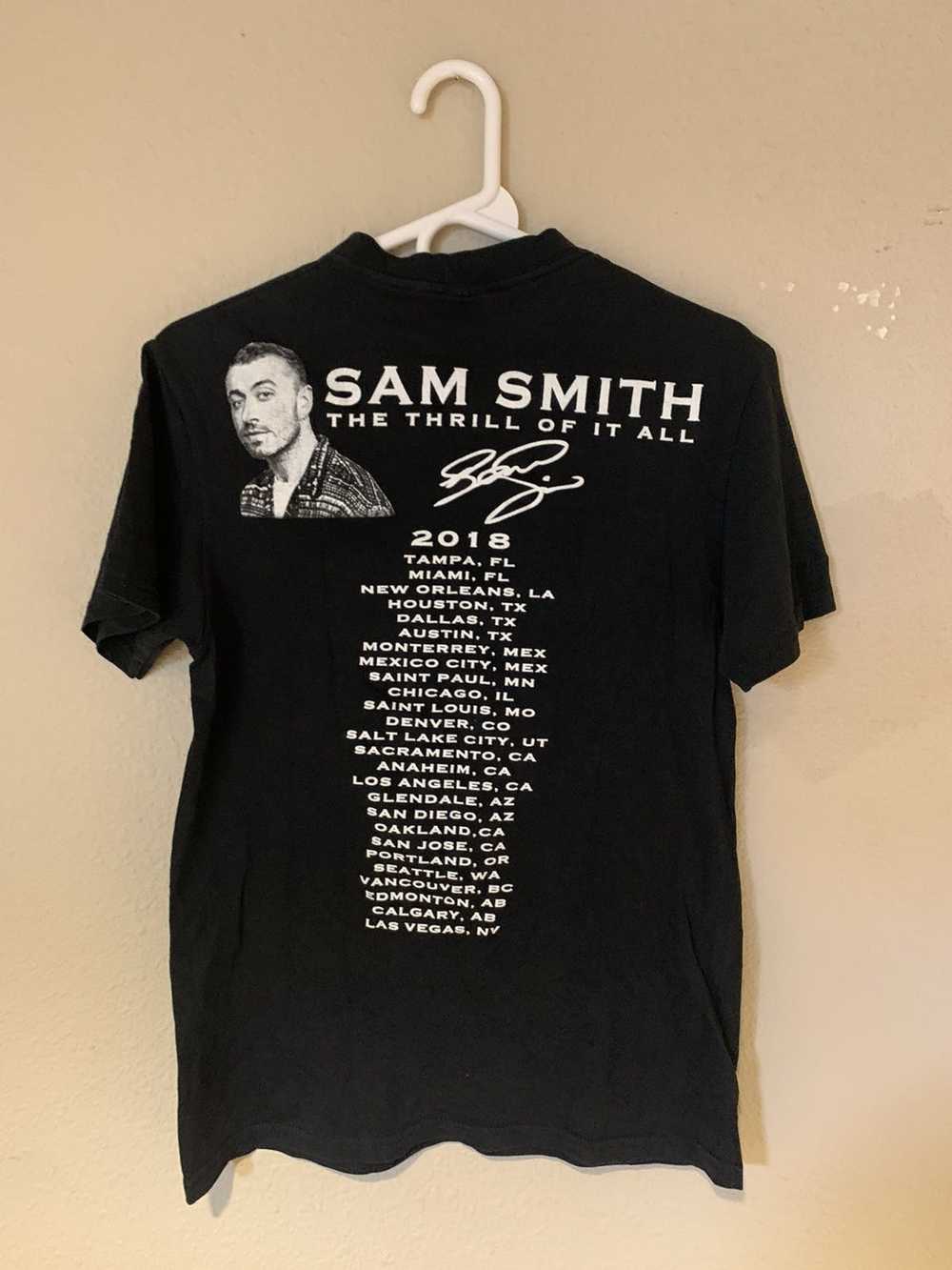 Band Tees × Rap Tees Sam Smith The Thrill Of It A… - image 5