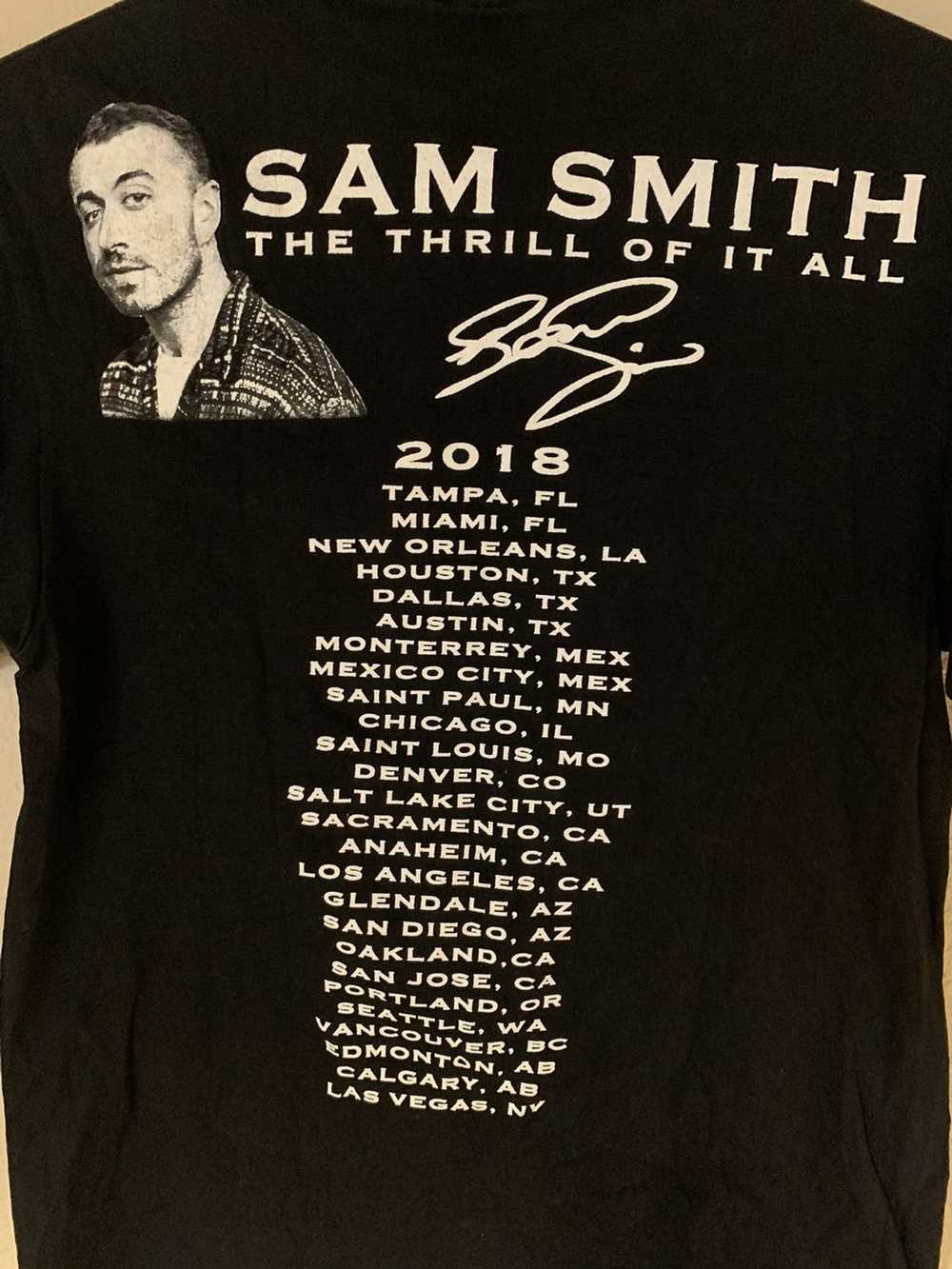 Band Tees × Rap Tees Sam Smith The Thrill Of It A… - image 6