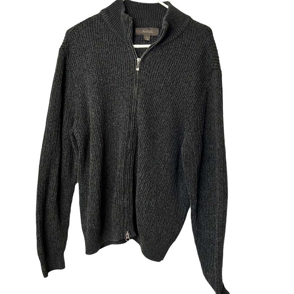 Tasso Elba TASSO ELBA Double Zip Sweater Jacket D… - image 1