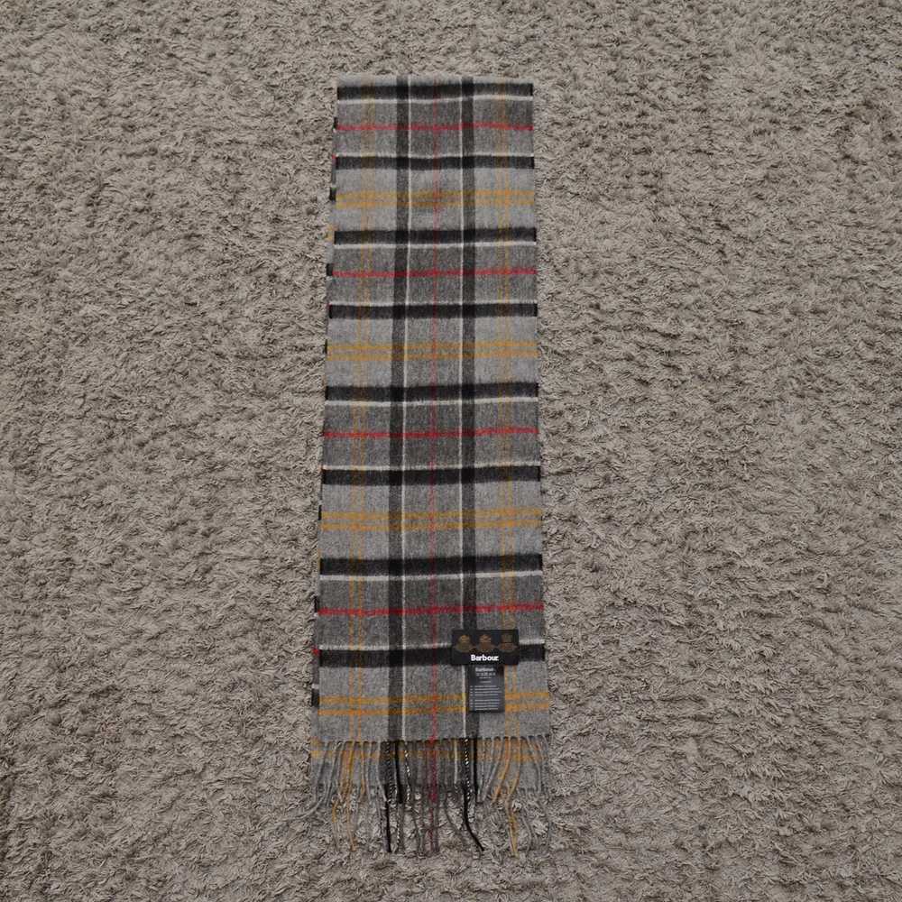 Barbour Barbour Wool merino cashmere scarf gray u… - image 1