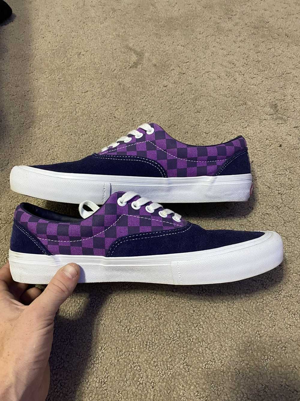Vans Vans X Baker Era Pro Kader Purple Checkerboa… - image 3