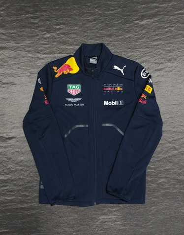 Red Bull Racing Jacket Verstappen Pérez Puma Tag Heuer Navy Blue  701219139-001 - men