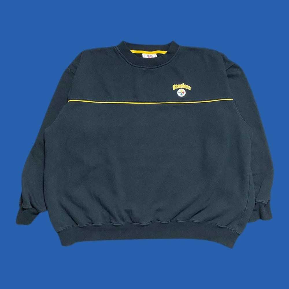 Vintage 90's Legends Athletic NFL Pittsburgh Steelers Sweater Grey (L) –  Chop Suey Official