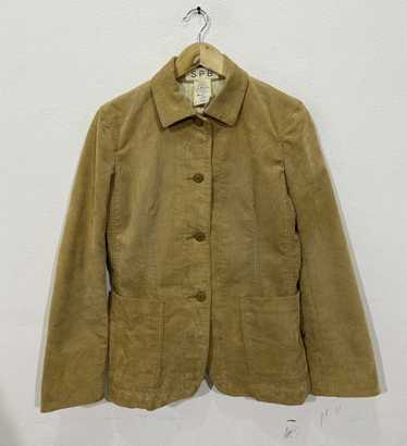 Japanese Brand SPB Heavy Coat Brown Corduroy Jack… - image 1