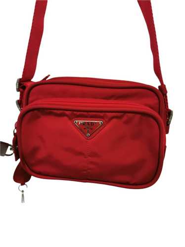 PRADA Heart Pattern Hand Bag Nylon 2way White Red black Auth bs3757  ref.781659 - Joli Closet