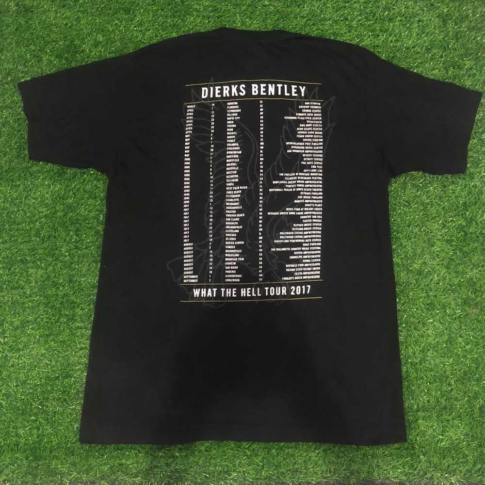 Band Tees × Tour Tee Dierks Bentley what the hell… - image 2