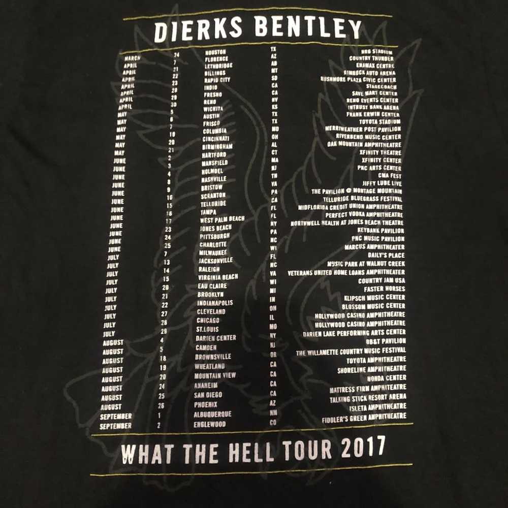 Band Tees × Tour Tee Dierks Bentley what the hell… - image 7