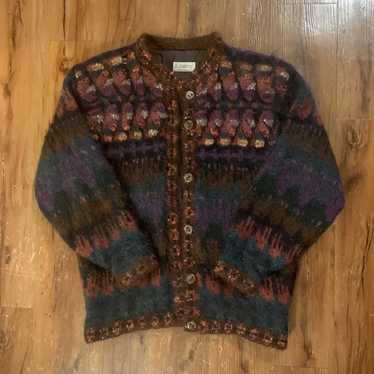 Vintage cardigan wool mohair - Gem