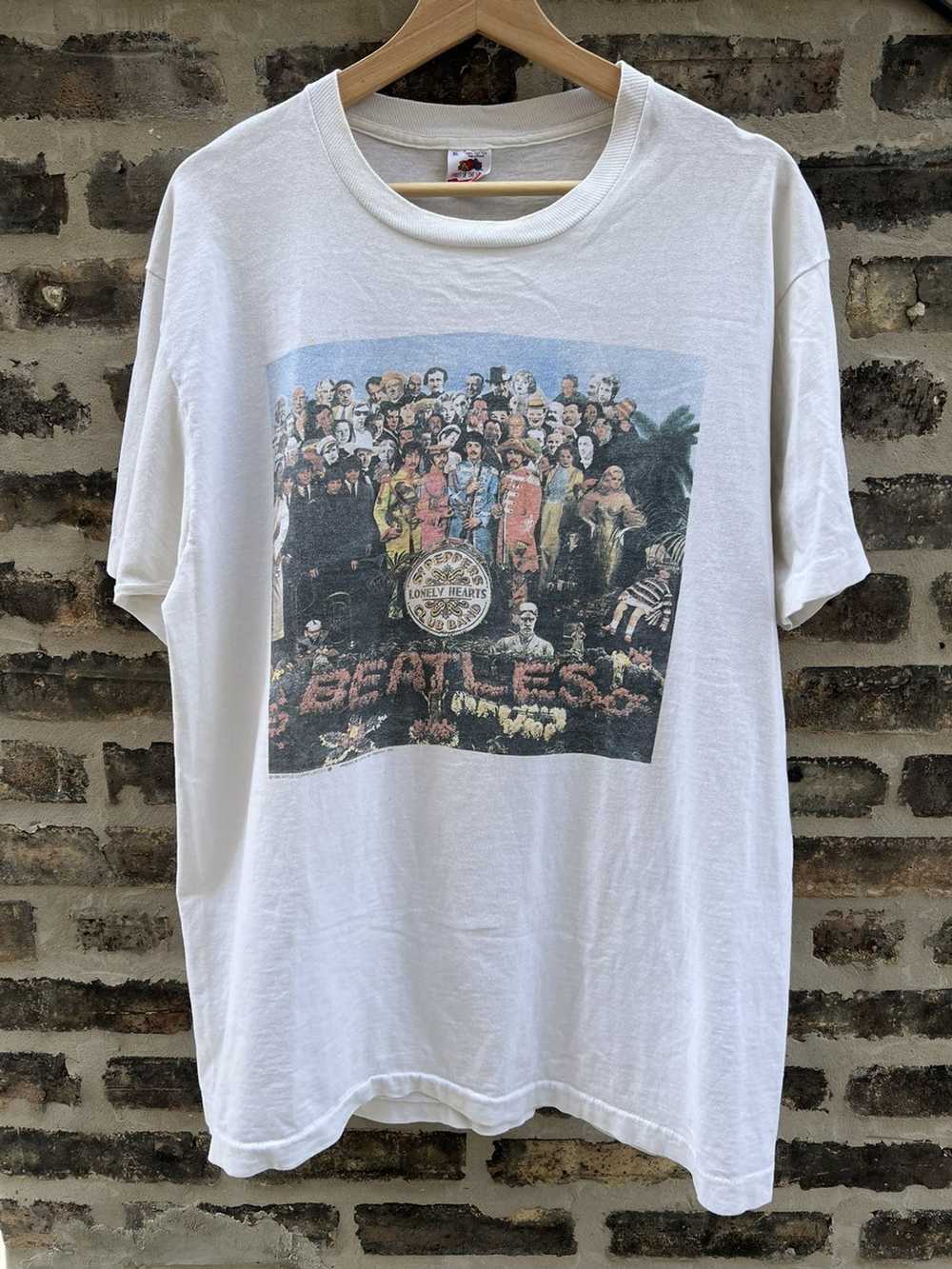 Band Tees × Vintage The Beatles 1990 lonely hearts - image 1