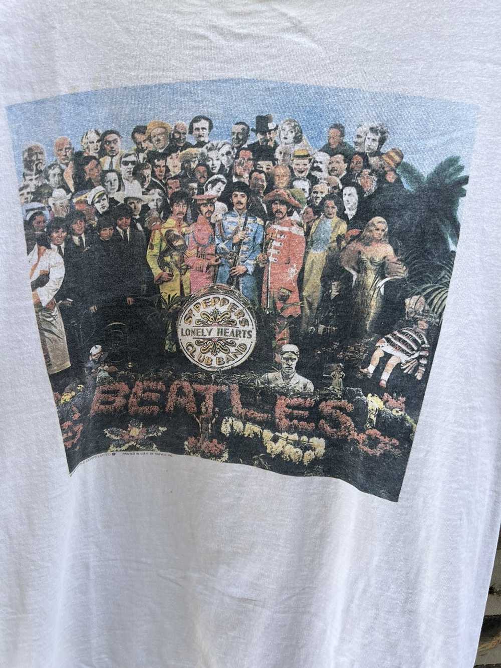 Band Tees × Vintage The Beatles 1990 lonely hearts - image 3