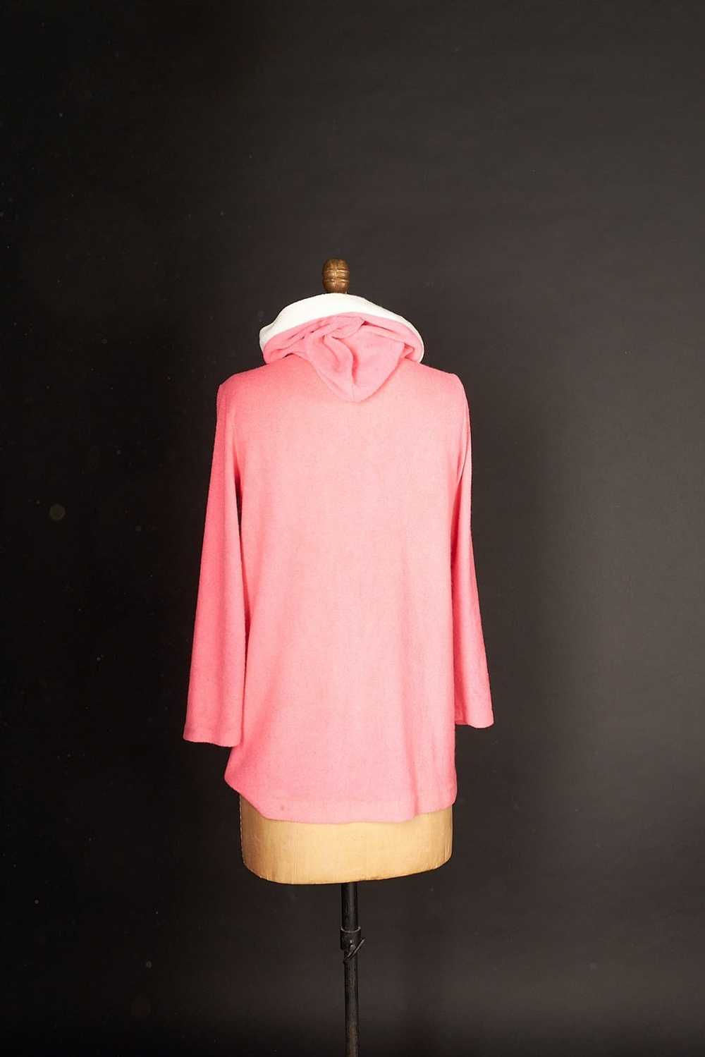 Catalina Vintage Hot Pink 60s Terry Cloth Jacket - image 4