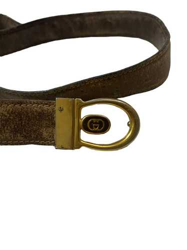 Gucci × Vintage Vintage Gucci Belt Leather - image 1