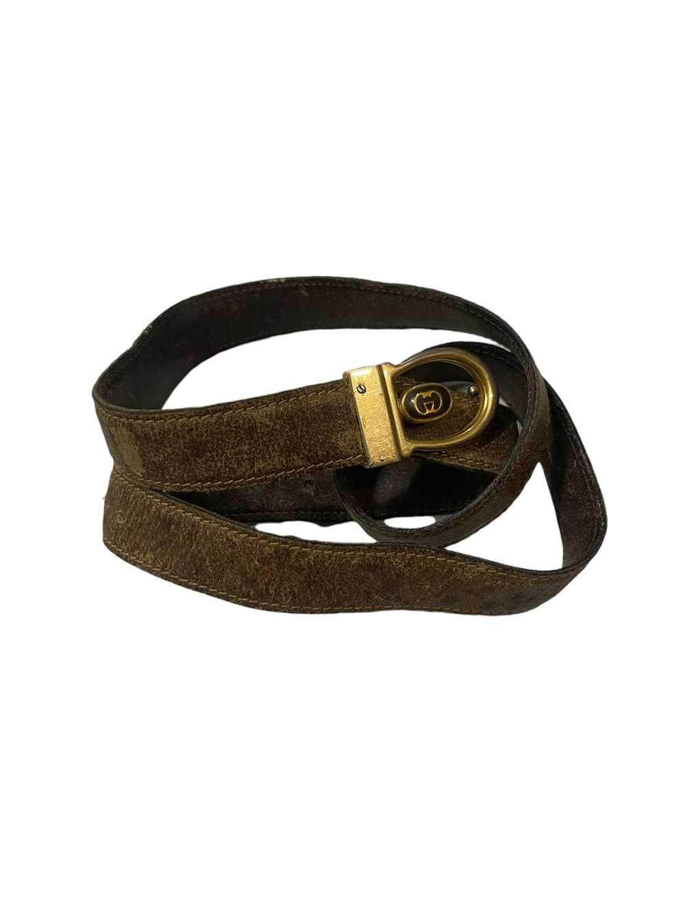 Gucci × Vintage Vintage Gucci Belt Leather - image 2