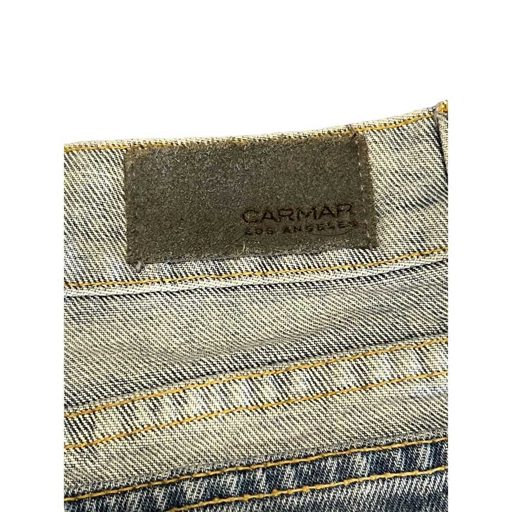 Other Carmar denim bootie shorts 2 tone raw hem 1… - image 4