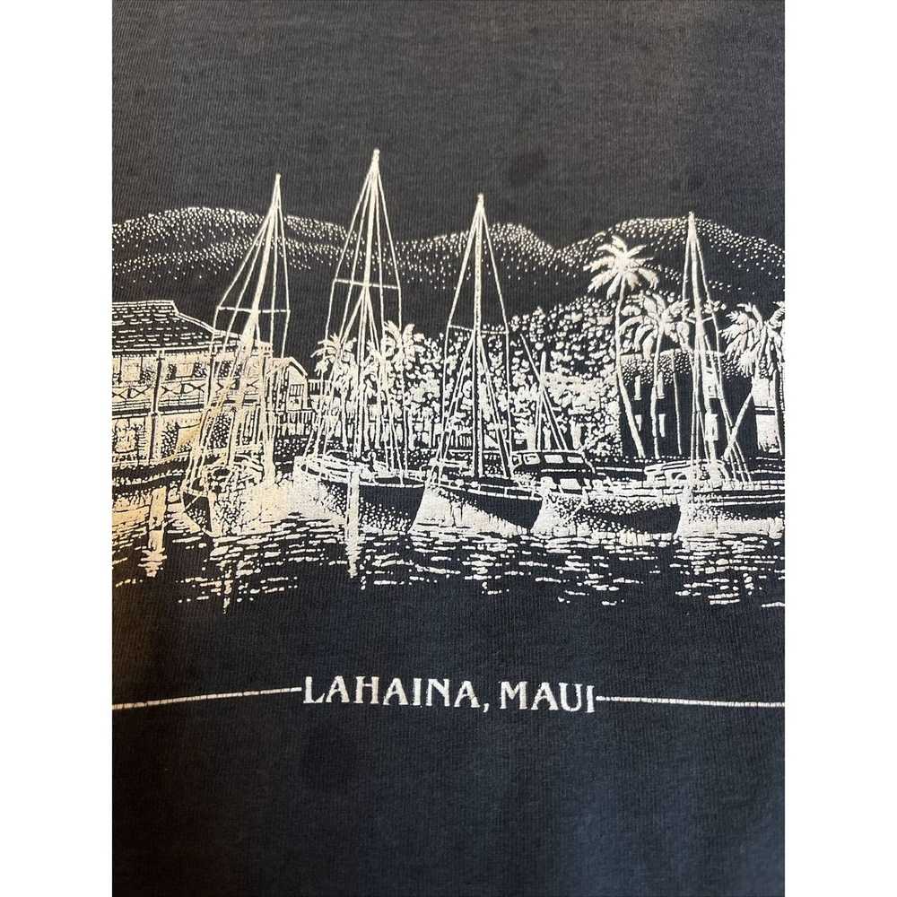 Vintage Vtg Lahaina Maui Hawaii Single Stitch Gra… - image 4