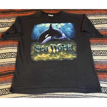 Sea World Jacket Adult Small California Orca Graphic Hooded