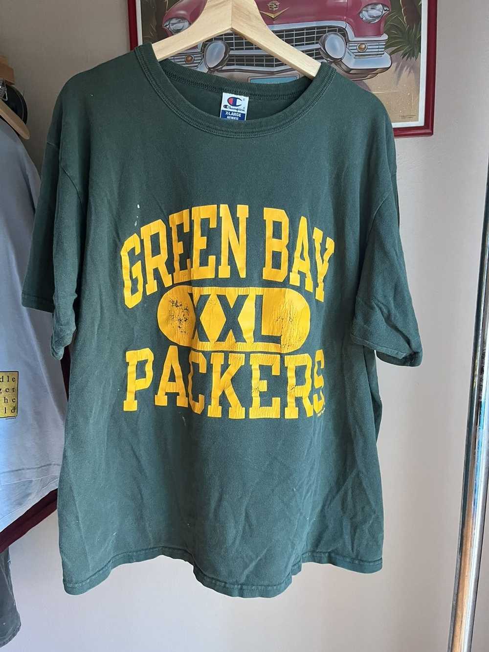 Champion × NFL × Vintage 1995 Green Bay Packers T… - image 1