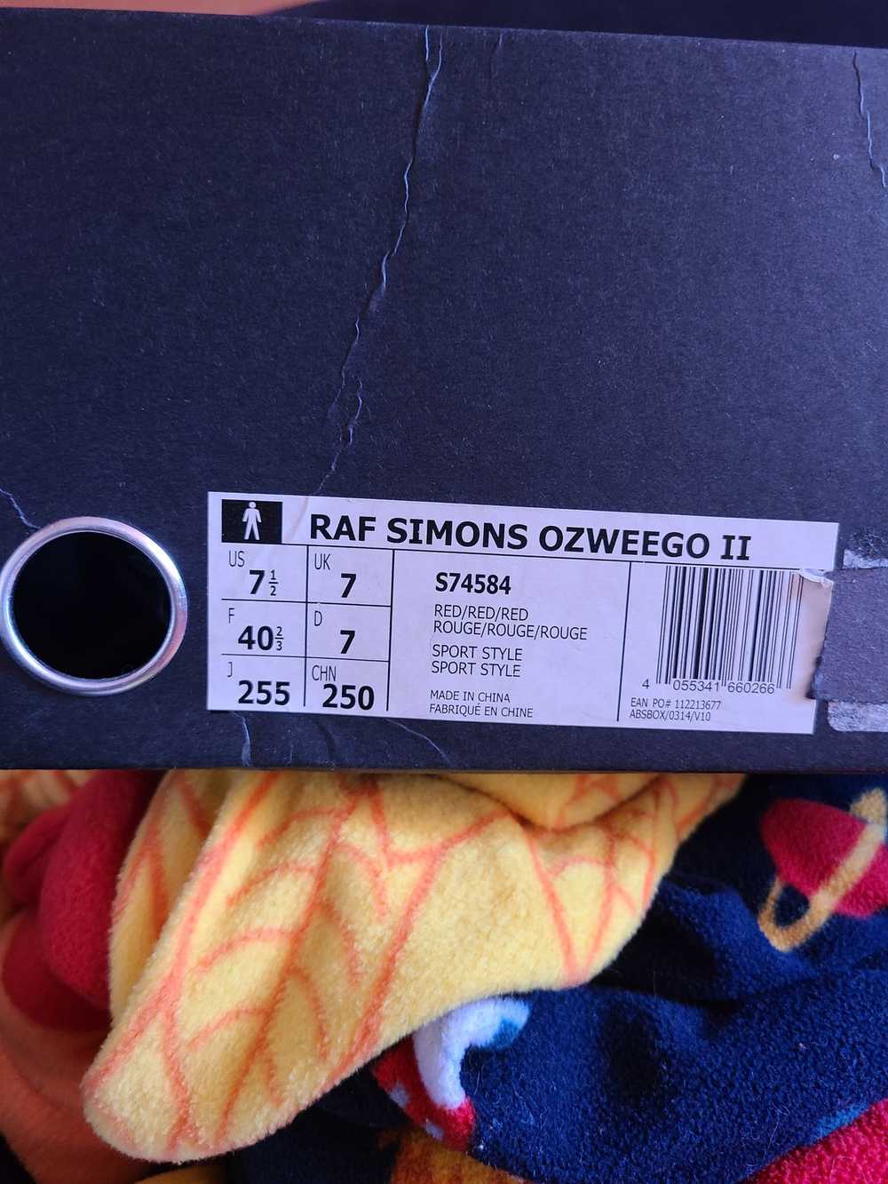 Adidas × Raf Simons raf simons ozweego 2 red - image 6