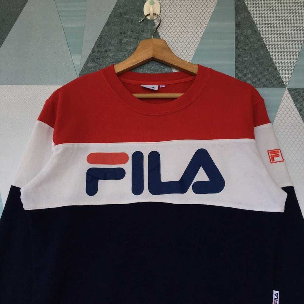 Fila × Japanese Brand × Vintage Fila Sweatshirt P… - image 3