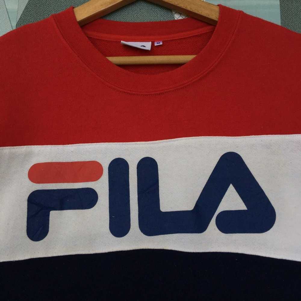 Fila × Japanese Brand × Vintage Fila Sweatshirt P… - image 4